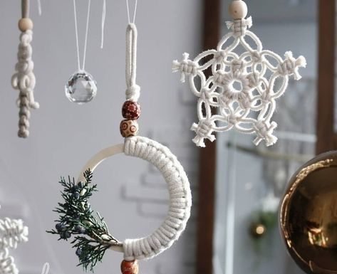 Makrome İpinden Yapılan Tasarımlar,Makrome Süsü,Makrome Duvar Süsü Nasıl Yapılır,Makromeden Neler Yapabilirsiniz? DIY Fikirleri | Neşeli Süs Evim