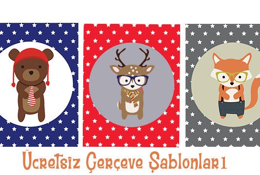 Çocuk Odası Ücretsiz Tasarım Posterler