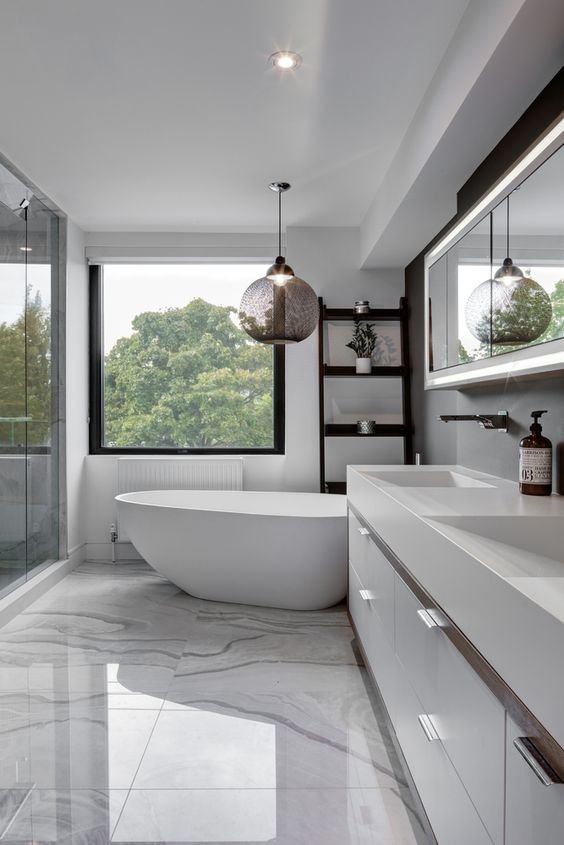 Modern Bir Banyo Tasarlarken Nelere Dikkat Etmelisiniz? , Modern Banyo Fikirleri, Modern Banyo Dekorasyonu, Modern Banyo Tasarımları | Neşeli Süs Evim