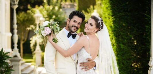 Fahriye Evcen ve Burak Özçvit'in Düğünü, Fahriye Evcen'in Gelinliği, Burak Özçivit'in Smokini, Fahriye Evcen'in Gelinlik Modelleri | DÜĞÜN | Neşeli Süs Evim