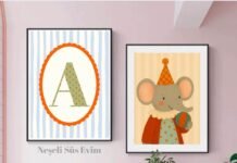 Bebek Odası Poster Modelleri