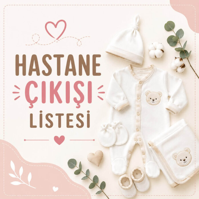 Bebek hastane çıkışı listesi için yenidoğan hastane çıkış seti